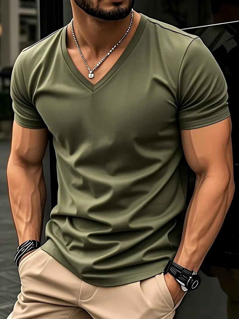 Arthur | T-shirt à col en v