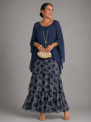 Elsa | Robe longue élégante et fluide