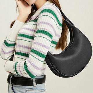 Capucine Opéra | Sac à main en cuir véritable