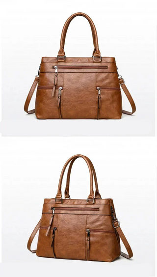 Fleur Marais | Sac à main en cuir véritable