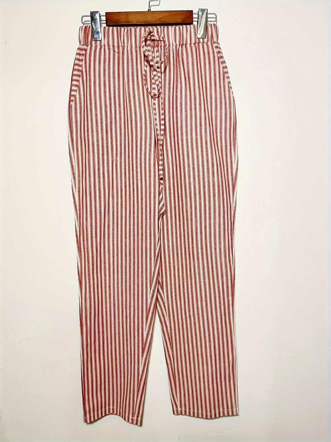 Violaine | Pantalon large à rayures