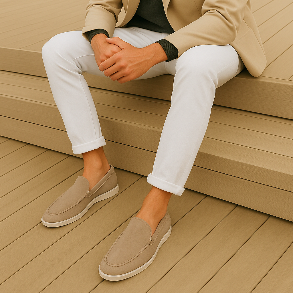 Léandre | Mocassins élégants en daim