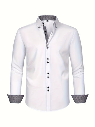 Ambroise | Chemise élégante légère avec détails contrastés