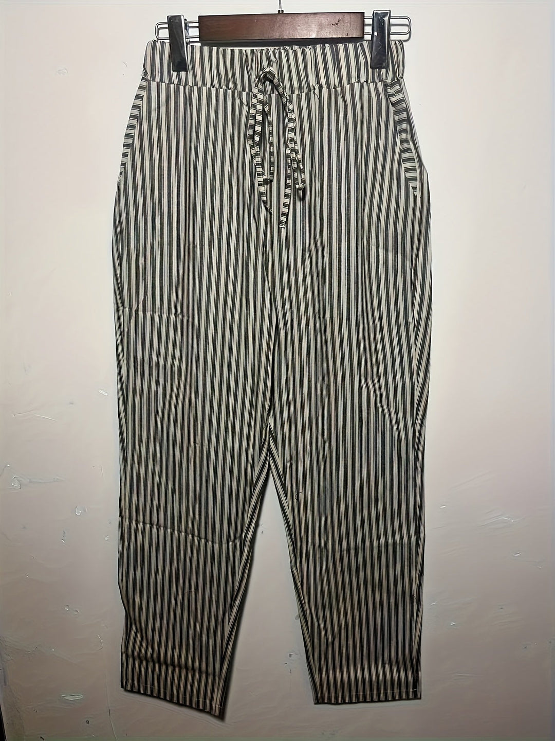 Violaine | Pantalon large à rayures