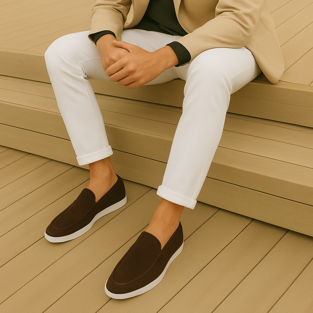 Léandre | Mocassins élégants en daim