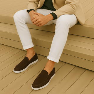 Léandre | Mocassins élégants en daim