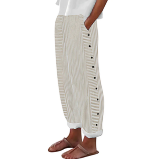 Charlène | Pantalon fluide rayé