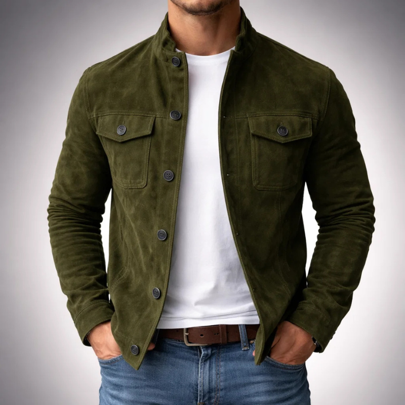 Aurélien | Blouson en daim haut de gamme