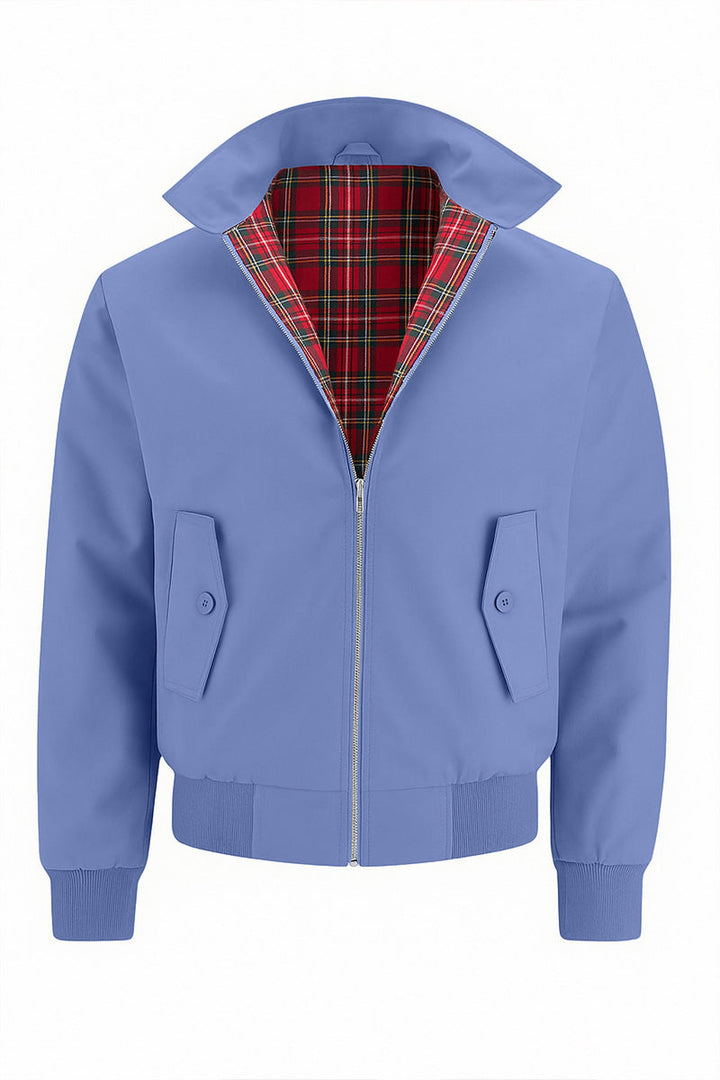 Gaël | Veste Harrington à doublure tartan