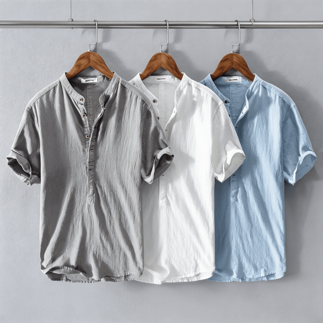 Théo | Chemise à col mao