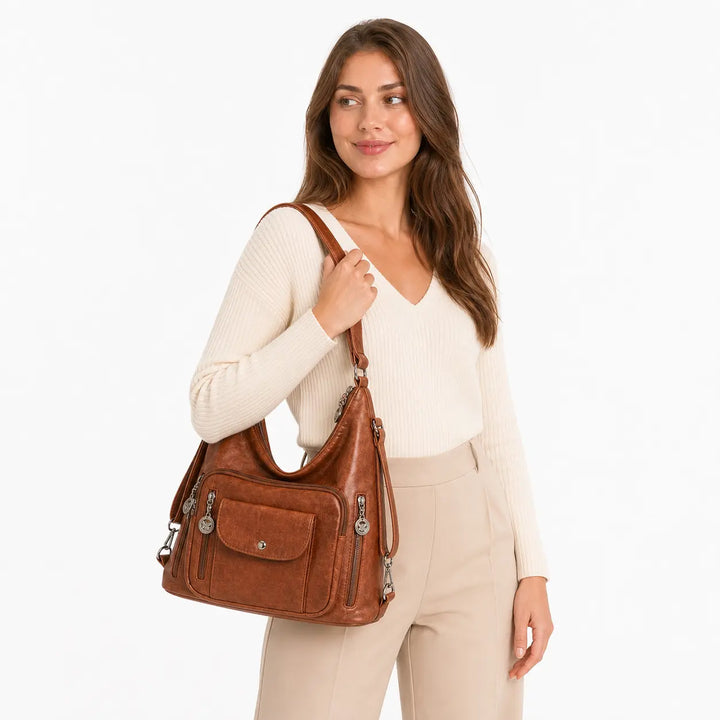 Céleste Paris | Sac à dos en cuir véritable