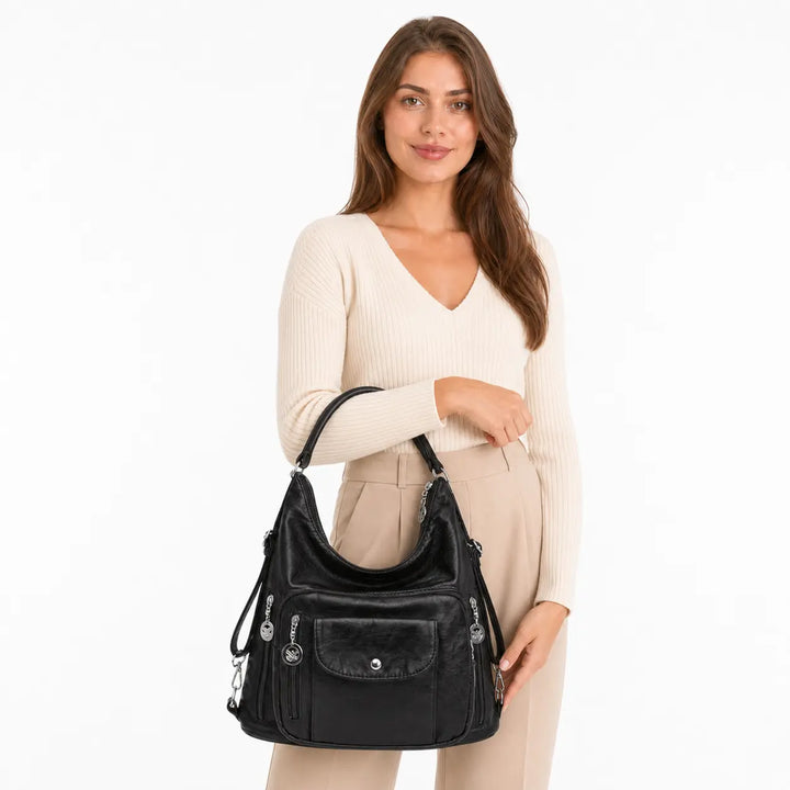Céleste Paris | Sac à dos en cuir véritable
