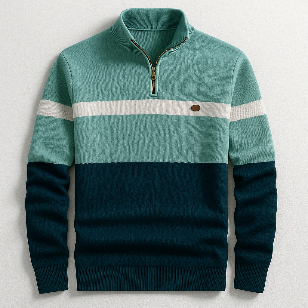 Quentin | Pull zippé au col