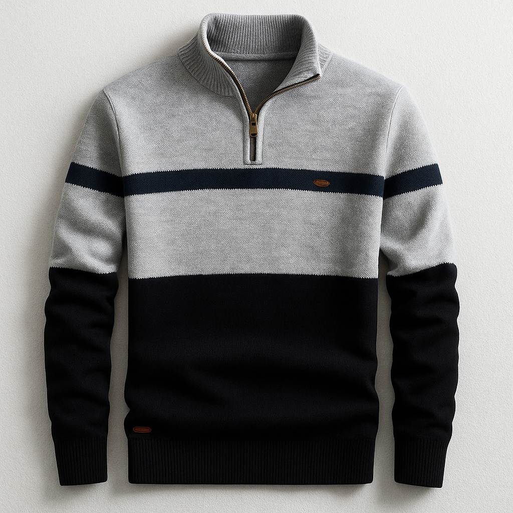 Quentin | Pull zippé au col