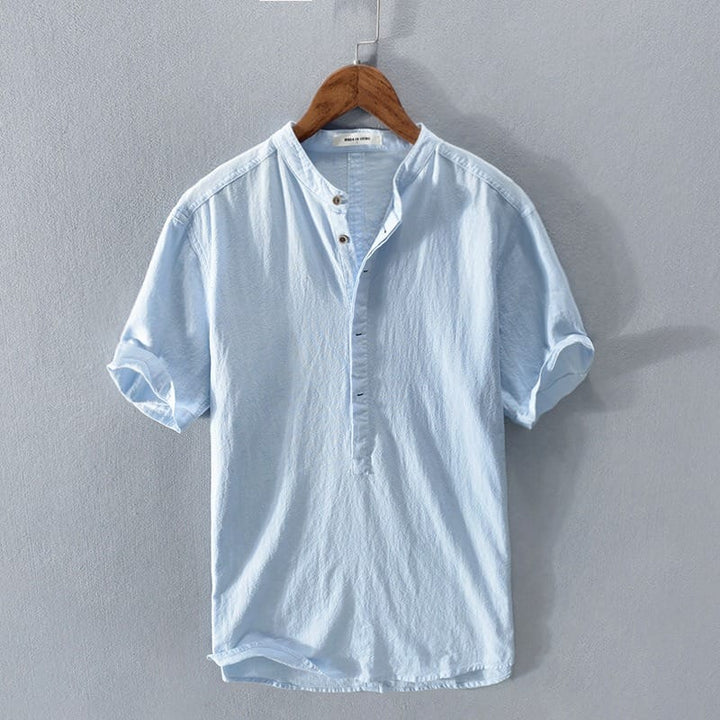 Théo | Chemise à col mao
