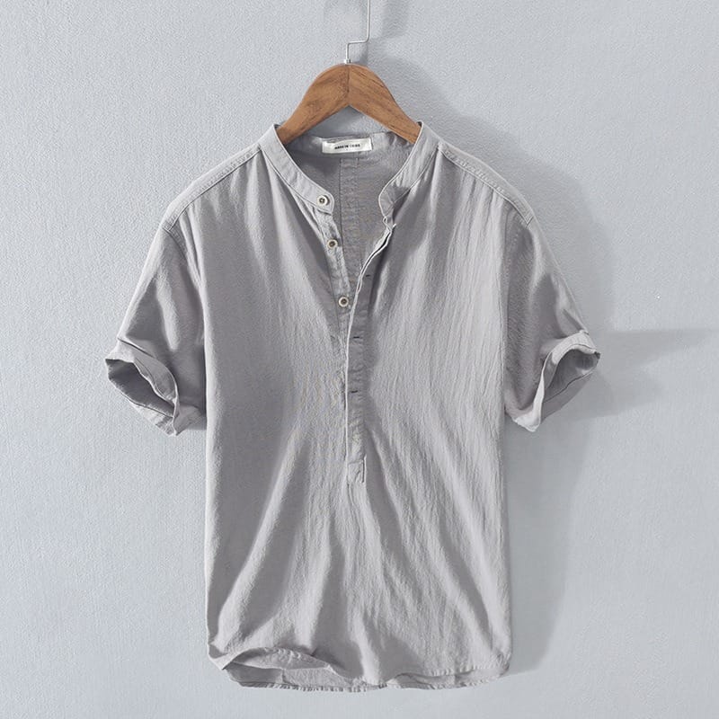 Théo | Chemise à col mao