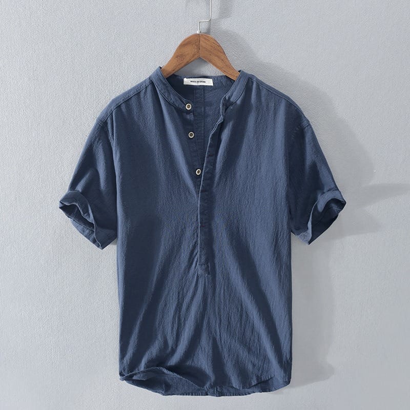 Théo | Chemise à col mao