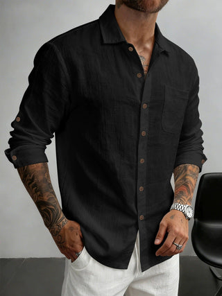 Joël | Chemise en coton texturé