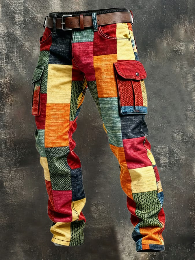 Samuel | Pantalon cargo patchwork