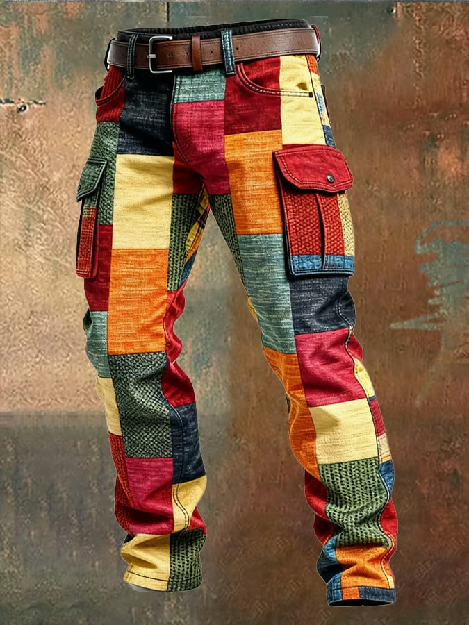 Samuel | Pantalon cargo patchwork