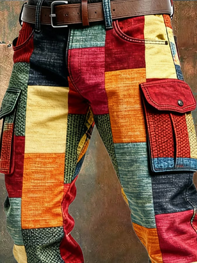 Samuel | Pantalon cargo patchwork