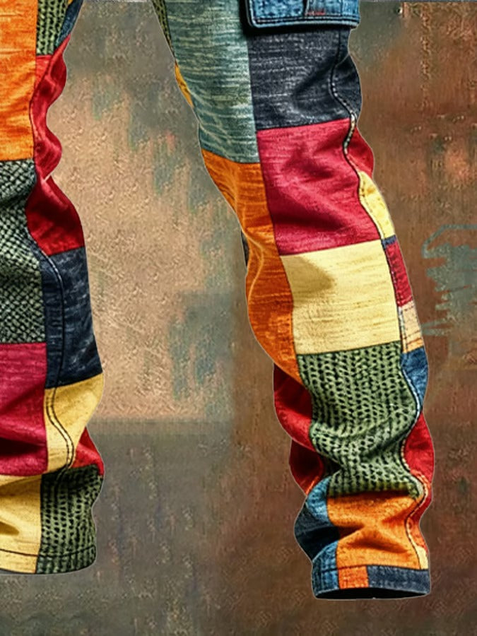 Samuel | Pantalon cargo patchwork