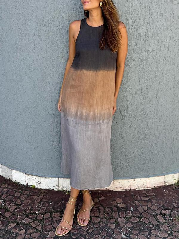 Édith | Robe élégante à motif naturel