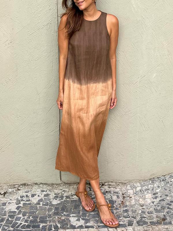 Édith | Robe élégante à motif naturel