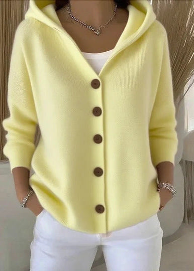 Monique | Cardigan élégant à capuche