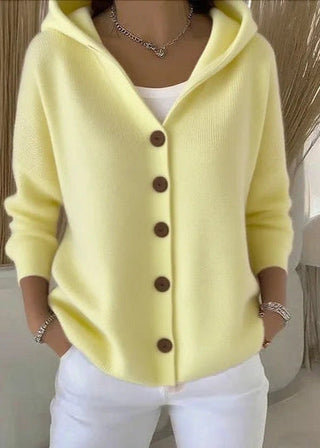 Monique | Cardigan élégant à capuche