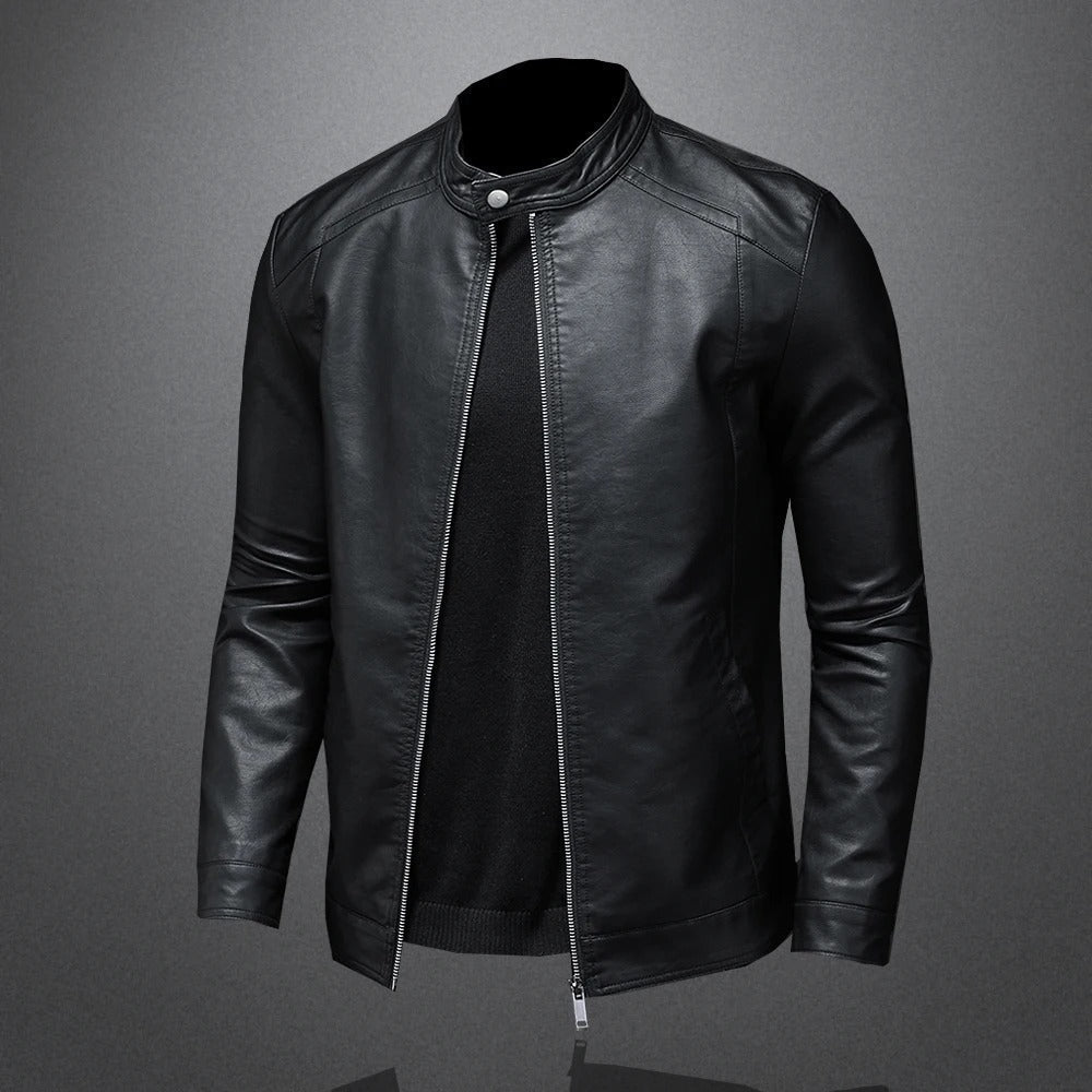 Paul | Veste en cuir classique