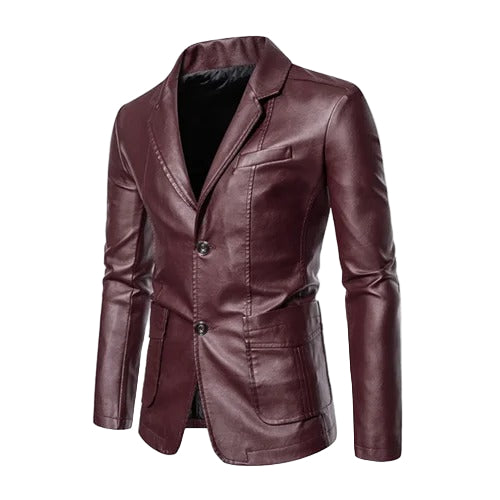 Pascal | Veste en cuir élégante et décontractée