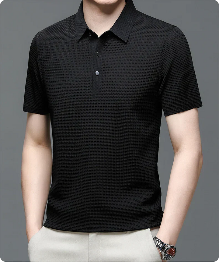 Valentin | Polo texturé à manches courtes