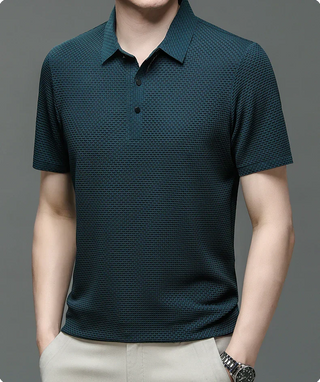 Valentin | Polo texturé à manches courtes