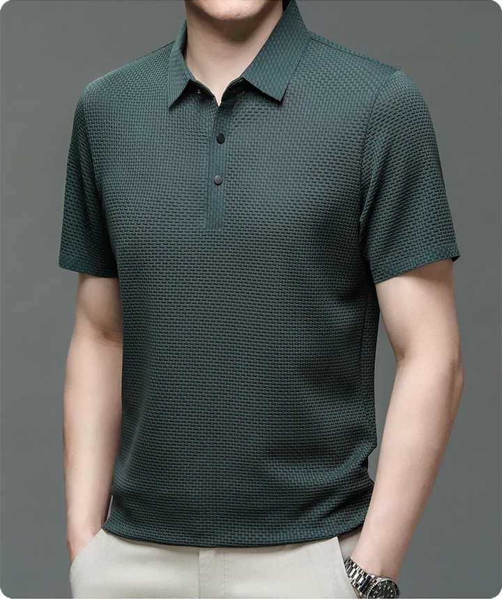 Valentin | Polo texturé à manches courtes