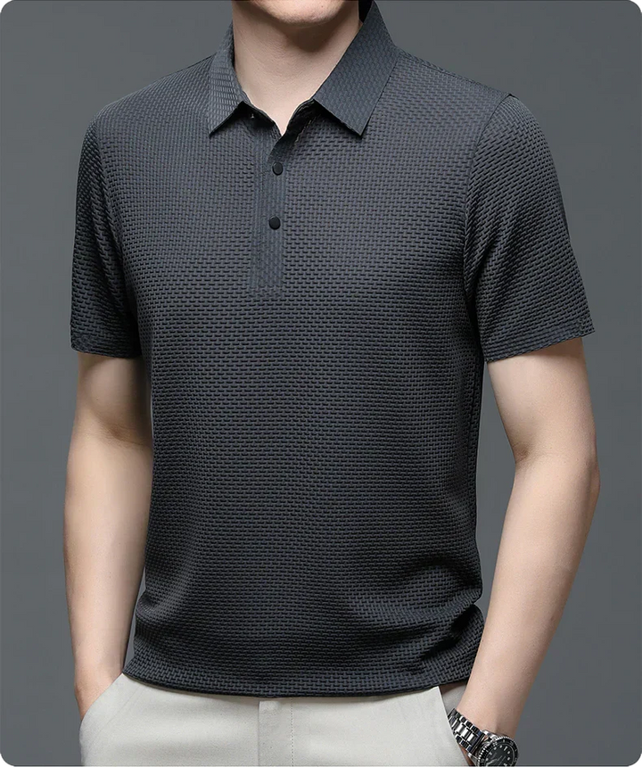 Valentin | Polo texturé à manches courtes