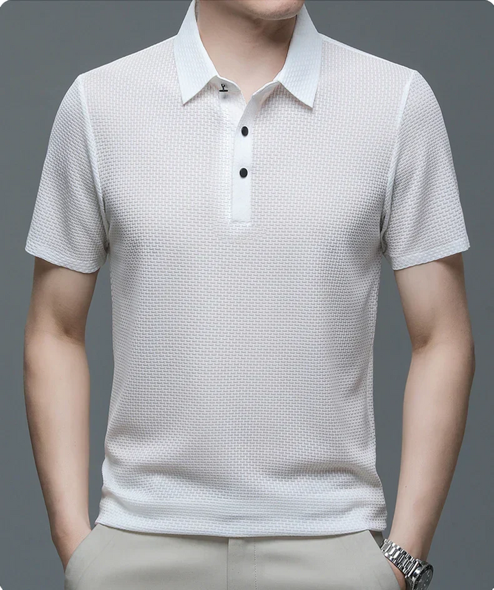 Valentin | Polo texturé à manches courtes
