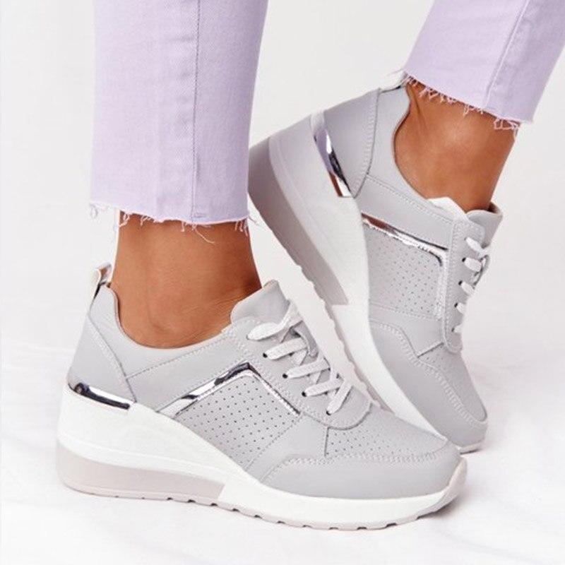 Maïwenn | Baskets confortables à talon compensé