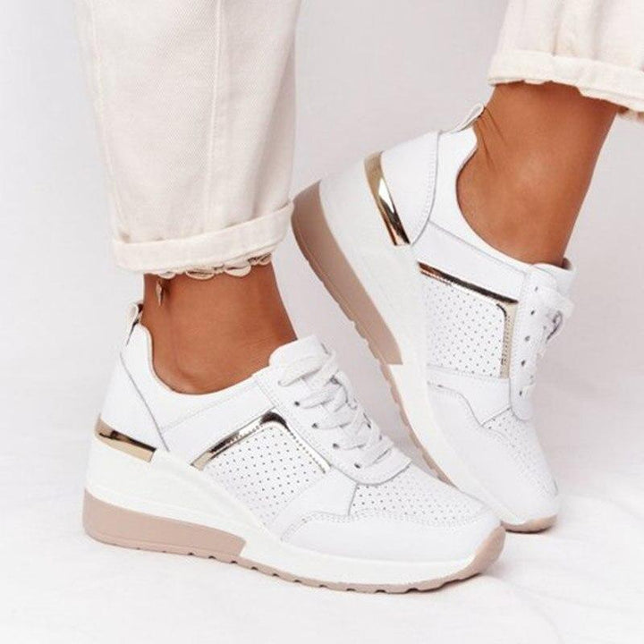 Maïwenn | Baskets confortables à talon compensé