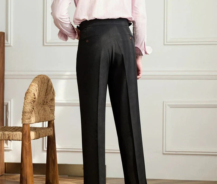Laurent | Pantalon fluide à taille haute
