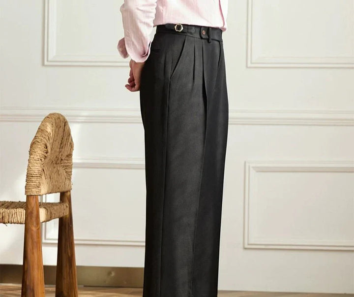 Laurent | Pantalon fluide à taille haute