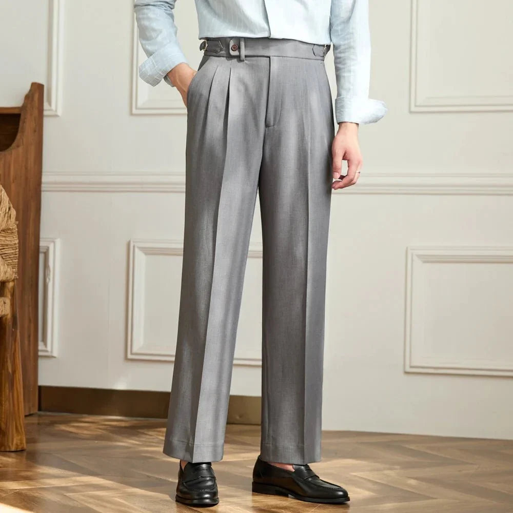 Laurent | Pantalon fluide à taille haute