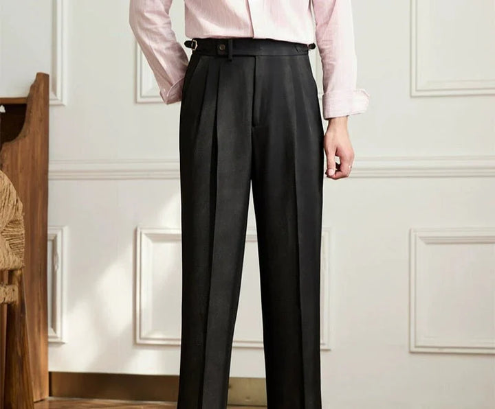 Laurent | Pantalon fluide à taille haute