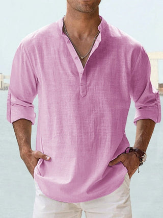 François-Xavier | Chemise minimaliste à col mandarin