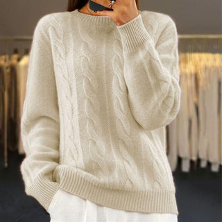 Pascale | Pull côtelé en maille moelleuse