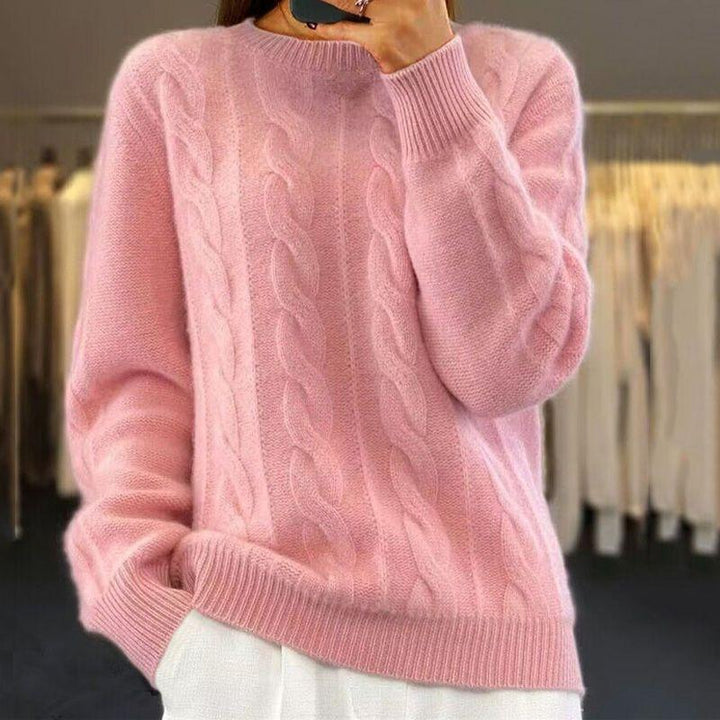 Pascale | Pull côtelé en maille moelleuse
