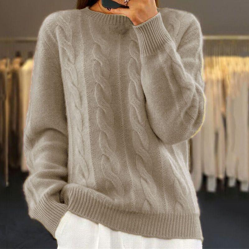 Pascale | Pull côtelé en maille moelleuse