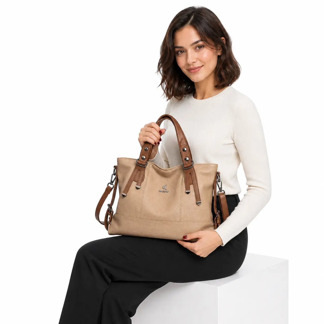 Aurélie Paris | Sac à main en cuir véritable