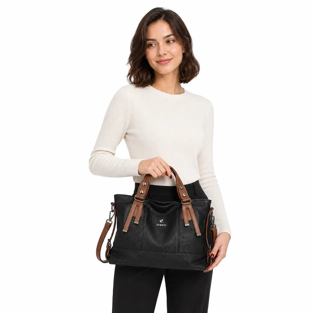 Aurélie Paris | Sac à main en cuir véritable
