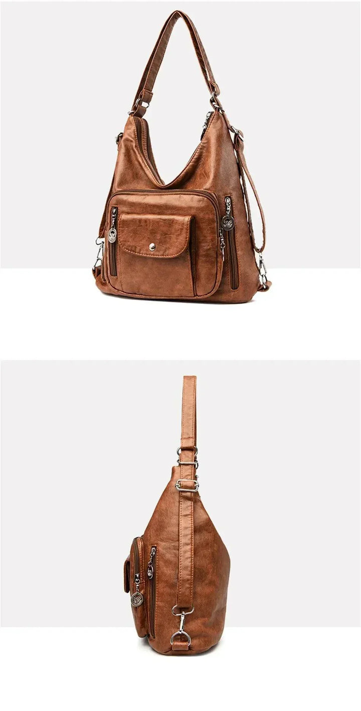Céleste Paris | Sac à dos en cuir véritable